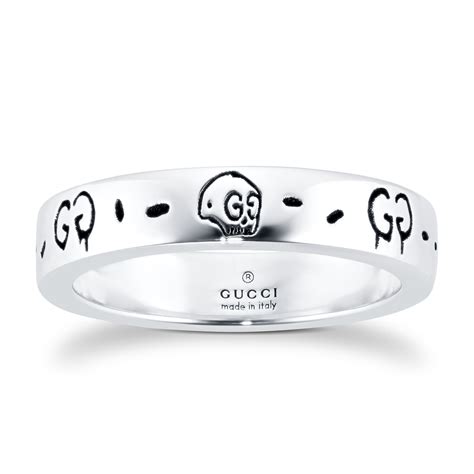 gucci gg sterling silver ring|gucci sterling silver ghost ring.